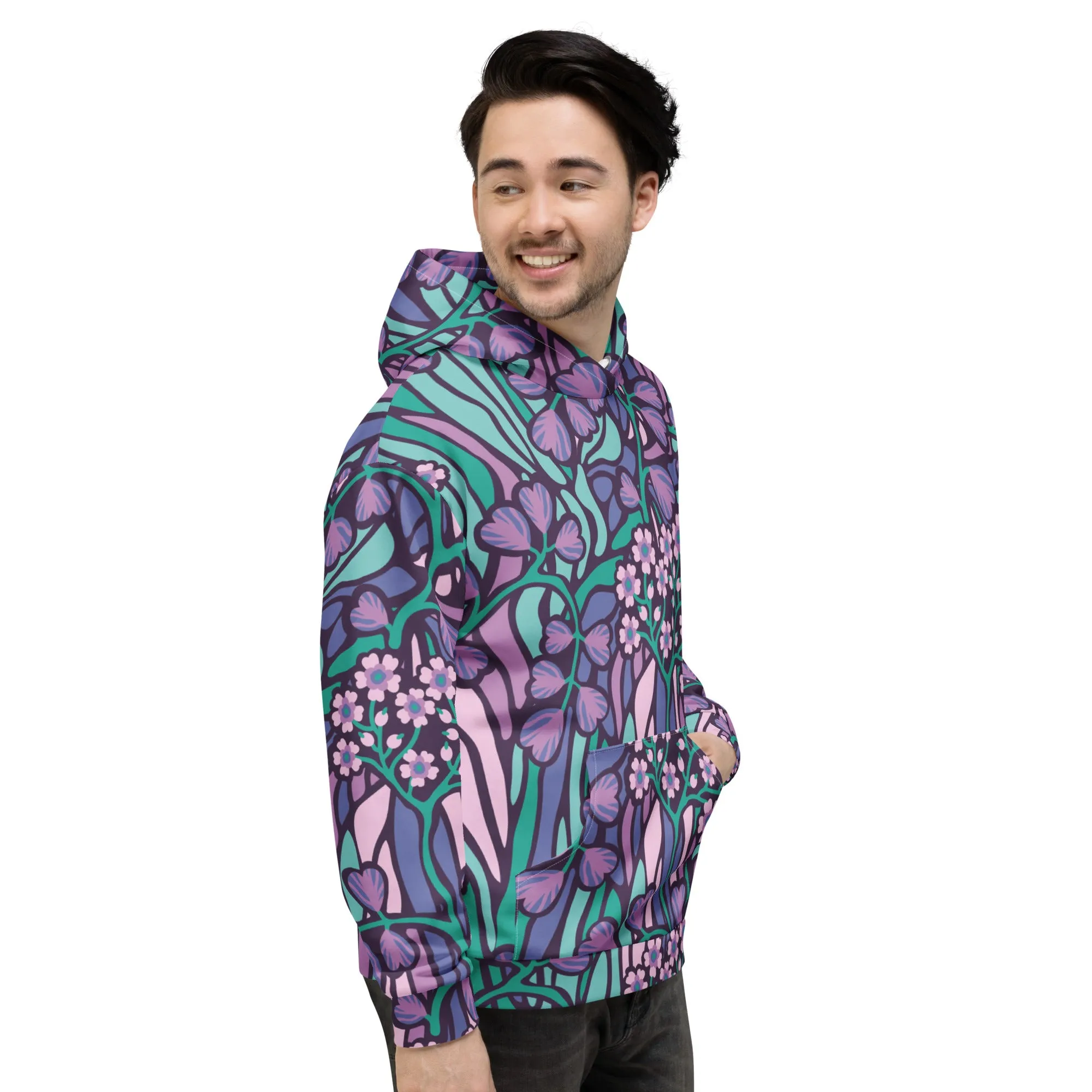 Floral Hoodie (Glamourange Spring Best Hoodies Collection - Flower Hoodies Print 0015)