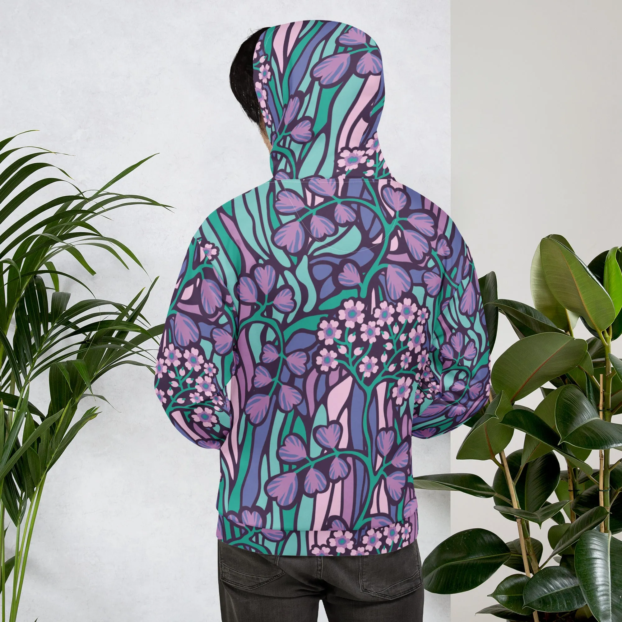 Floral Hoodie (Glamourange Spring Best Hoodies Collection - Flower Hoodies Print 0015)