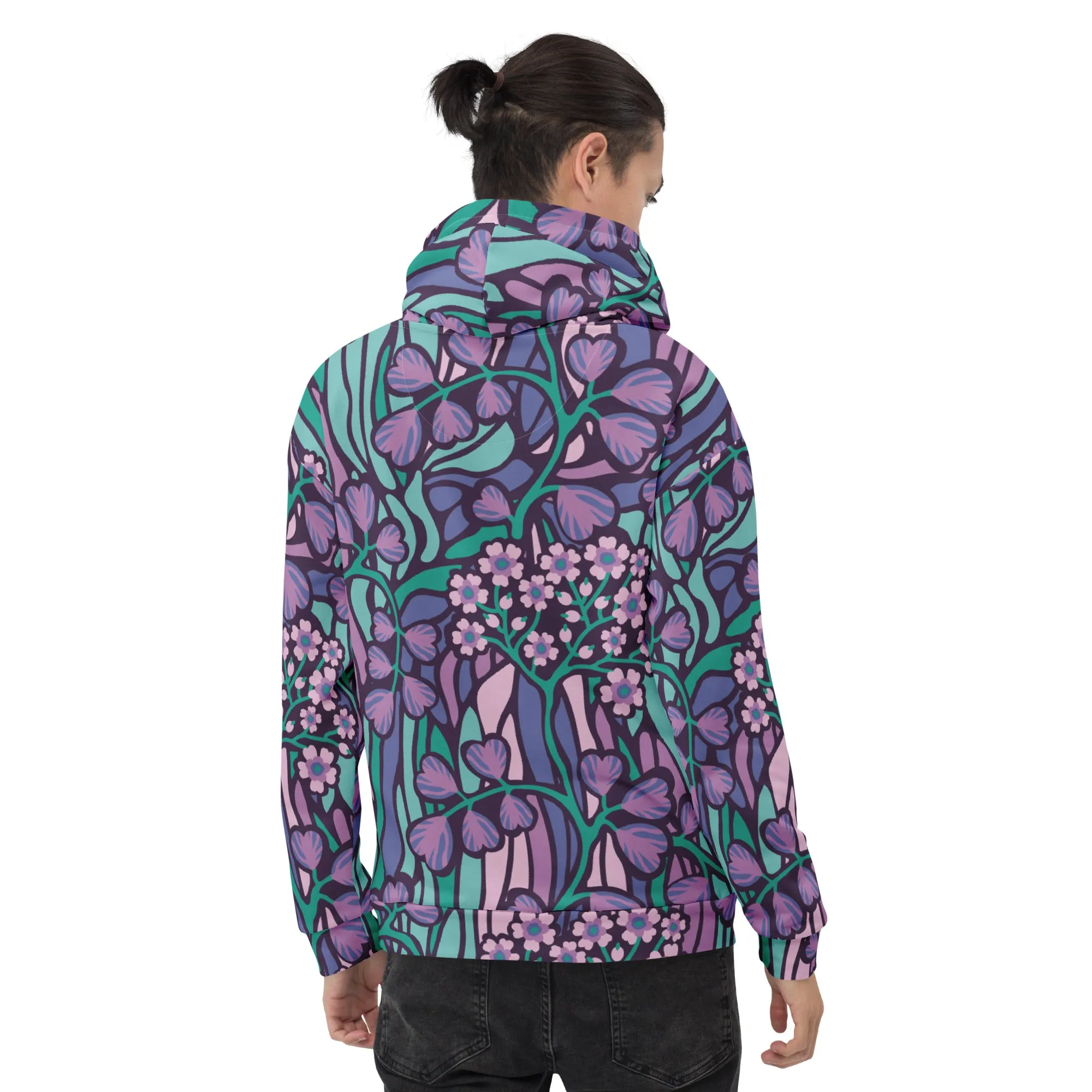 Floral Hoodie (Glamourange Spring Best Hoodies Collection - Flower Hoodies Print 0015)