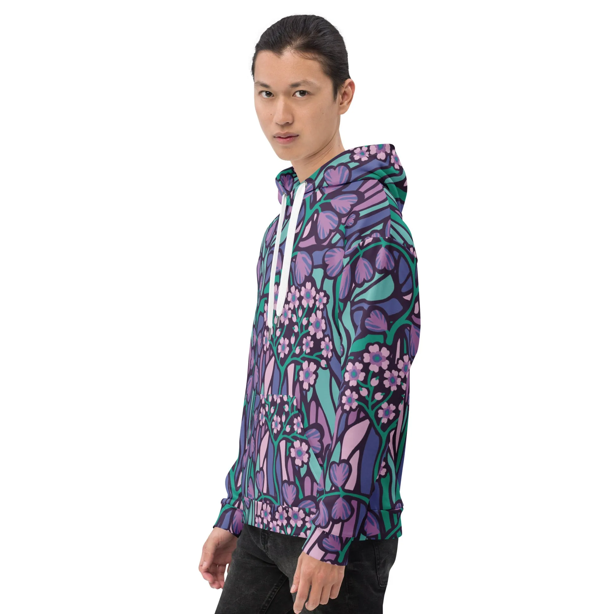 Floral Hoodie (Glamourange Spring Best Hoodies Collection - Flower Hoodies Print 0015)