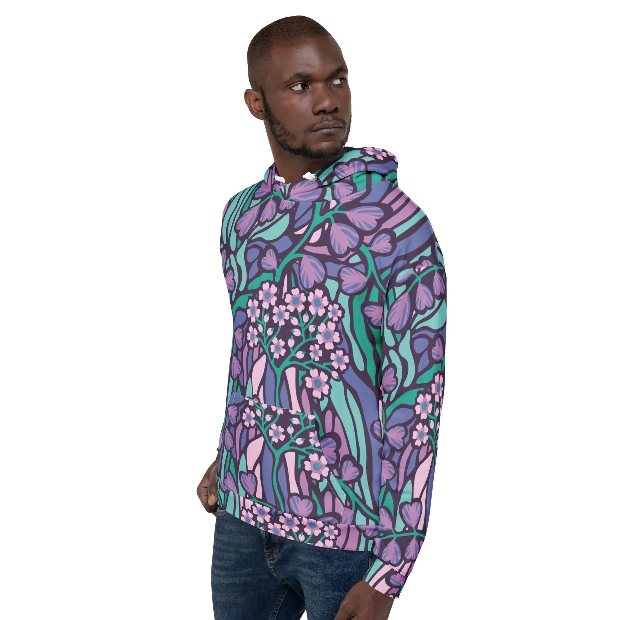 Floral Hoodie (Glamourange Spring Best Hoodies Collection - Flower Hoodies Print 0015)