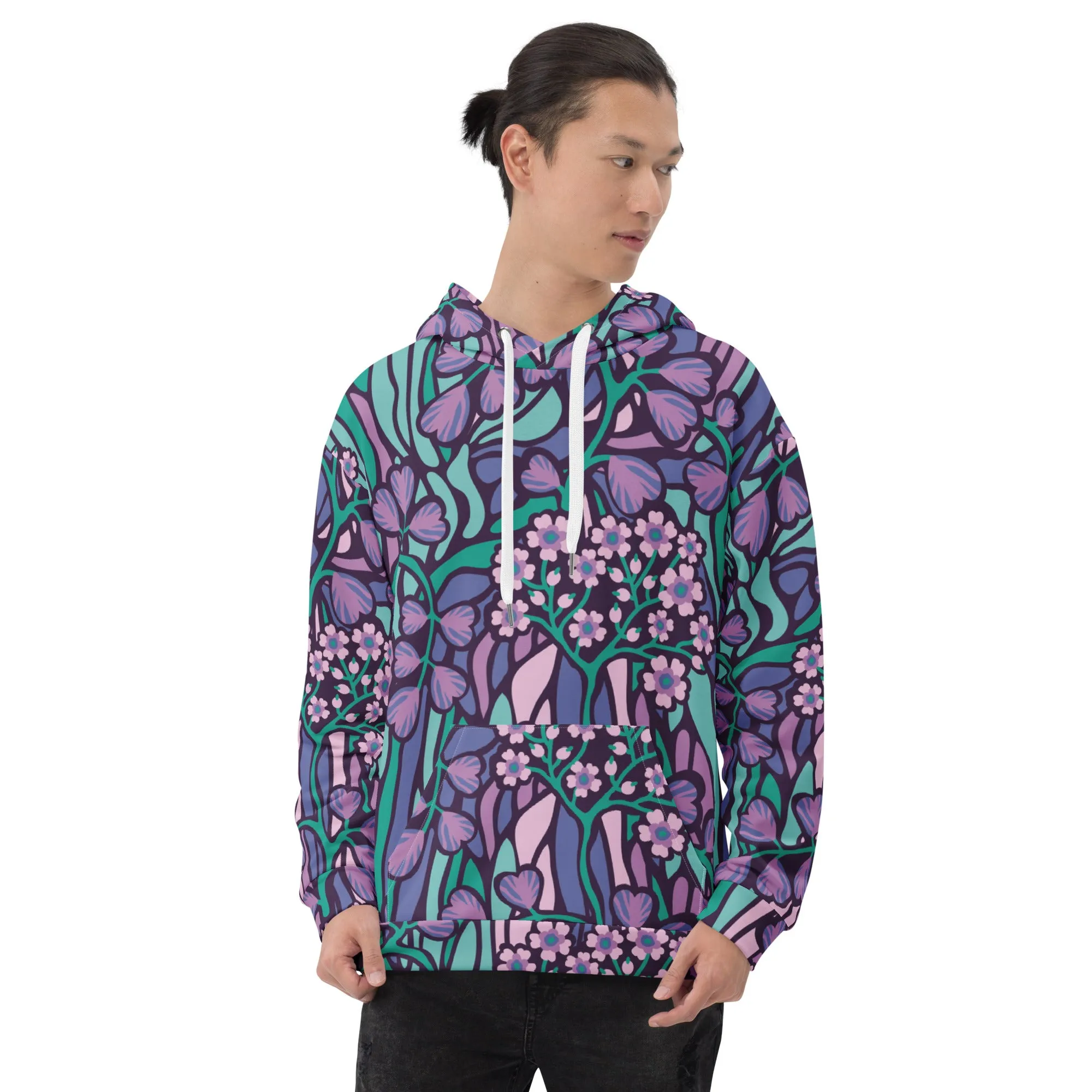 Floral Hoodie (Glamourange Spring Best Hoodies Collection - Flower Hoodies Print 0015)