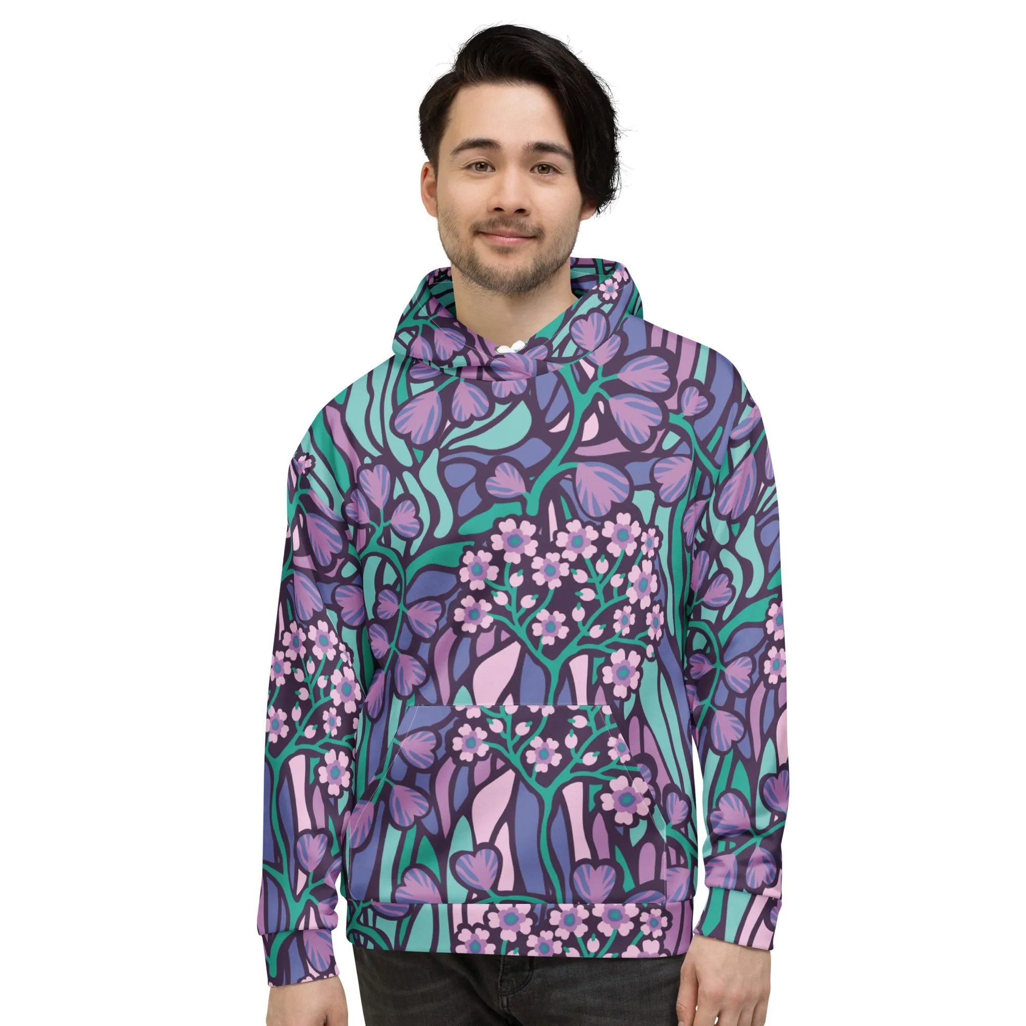 Floral Hoodie (Glamourange Spring Best Hoodies Collection - Flower Hoodies Print 0015)