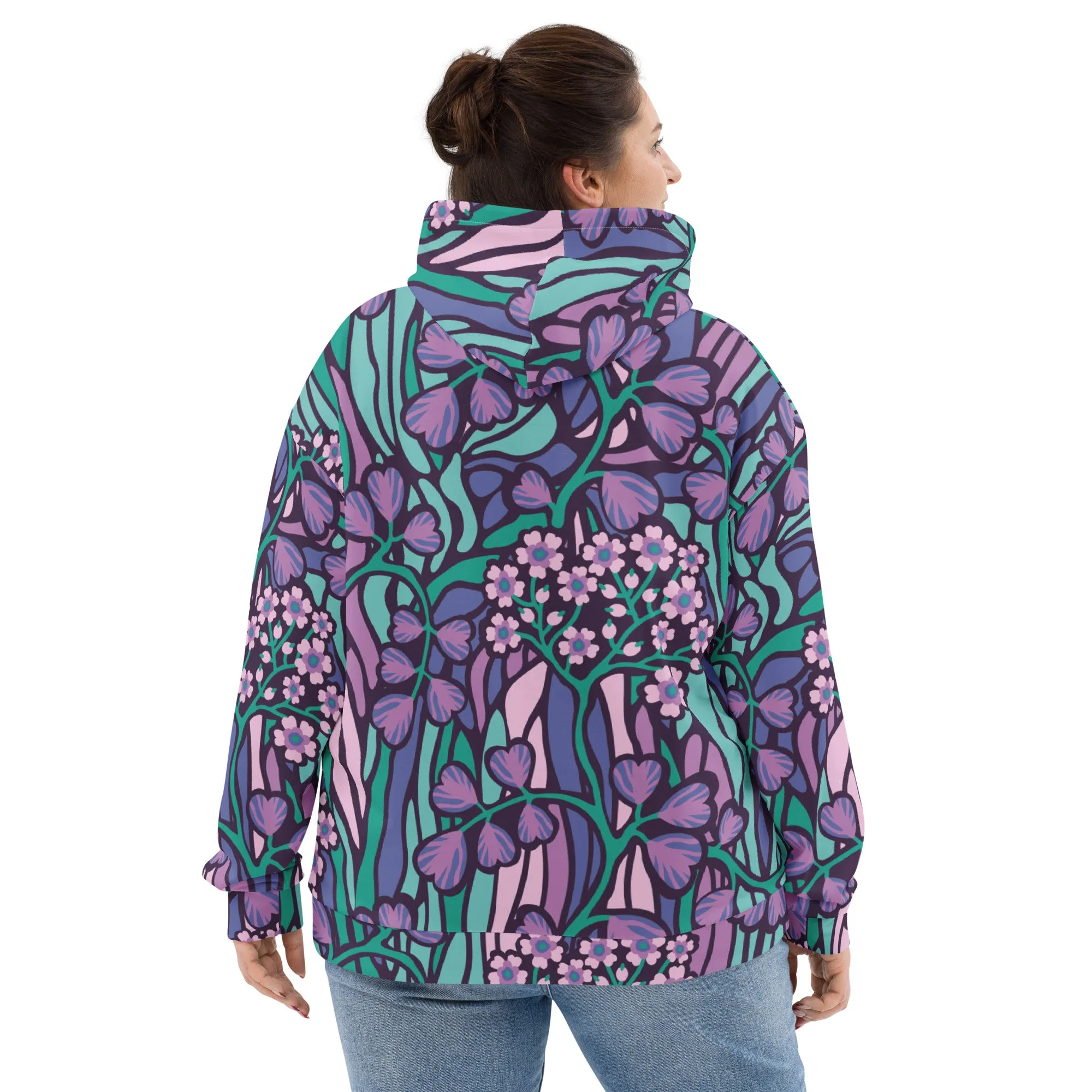 Floral Hoodie (Glamourange Spring Best Hoodies Collection - Flower Hoodies Print 0015)