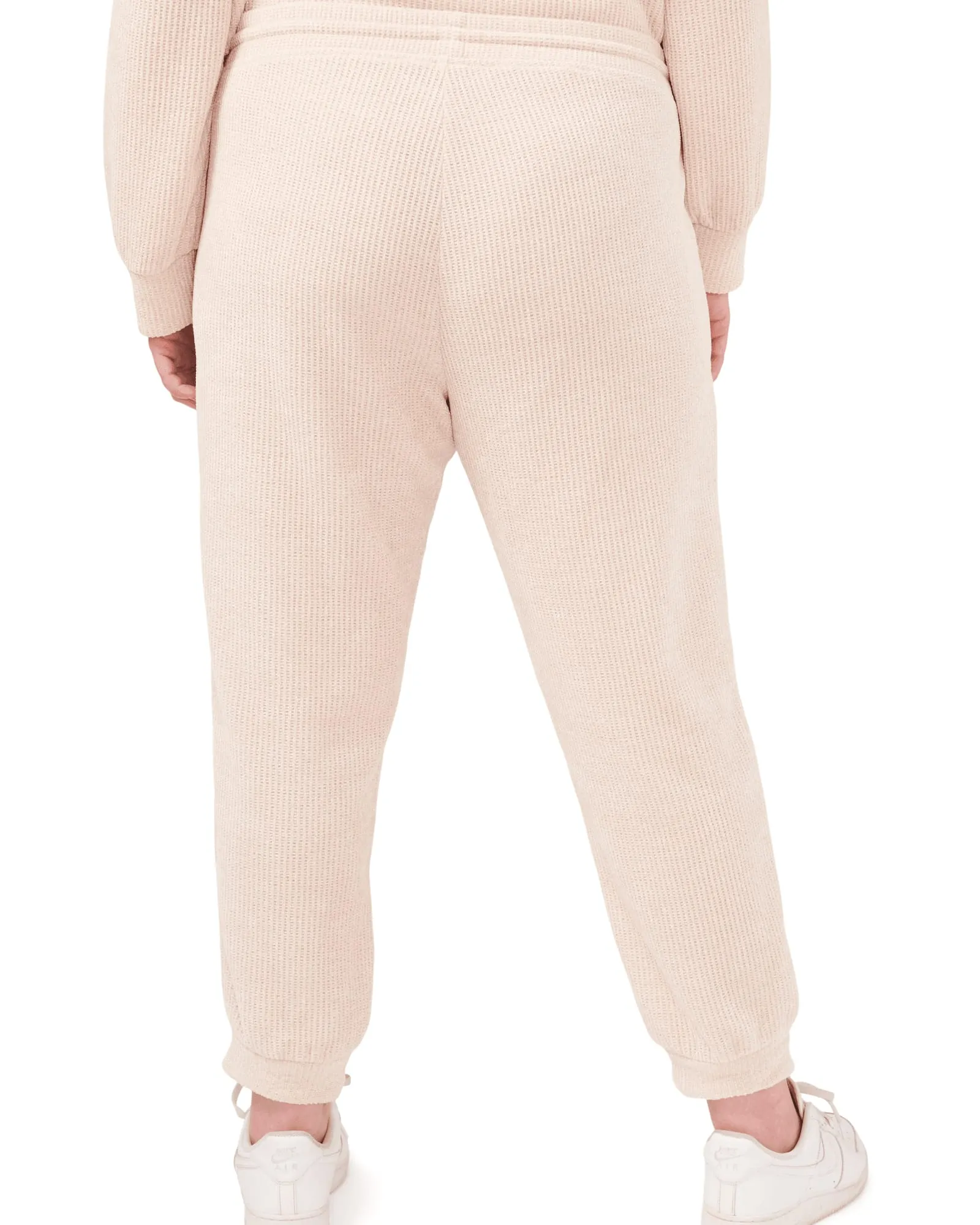 Grace Tassel Tie Jogger | SOFT ECRU