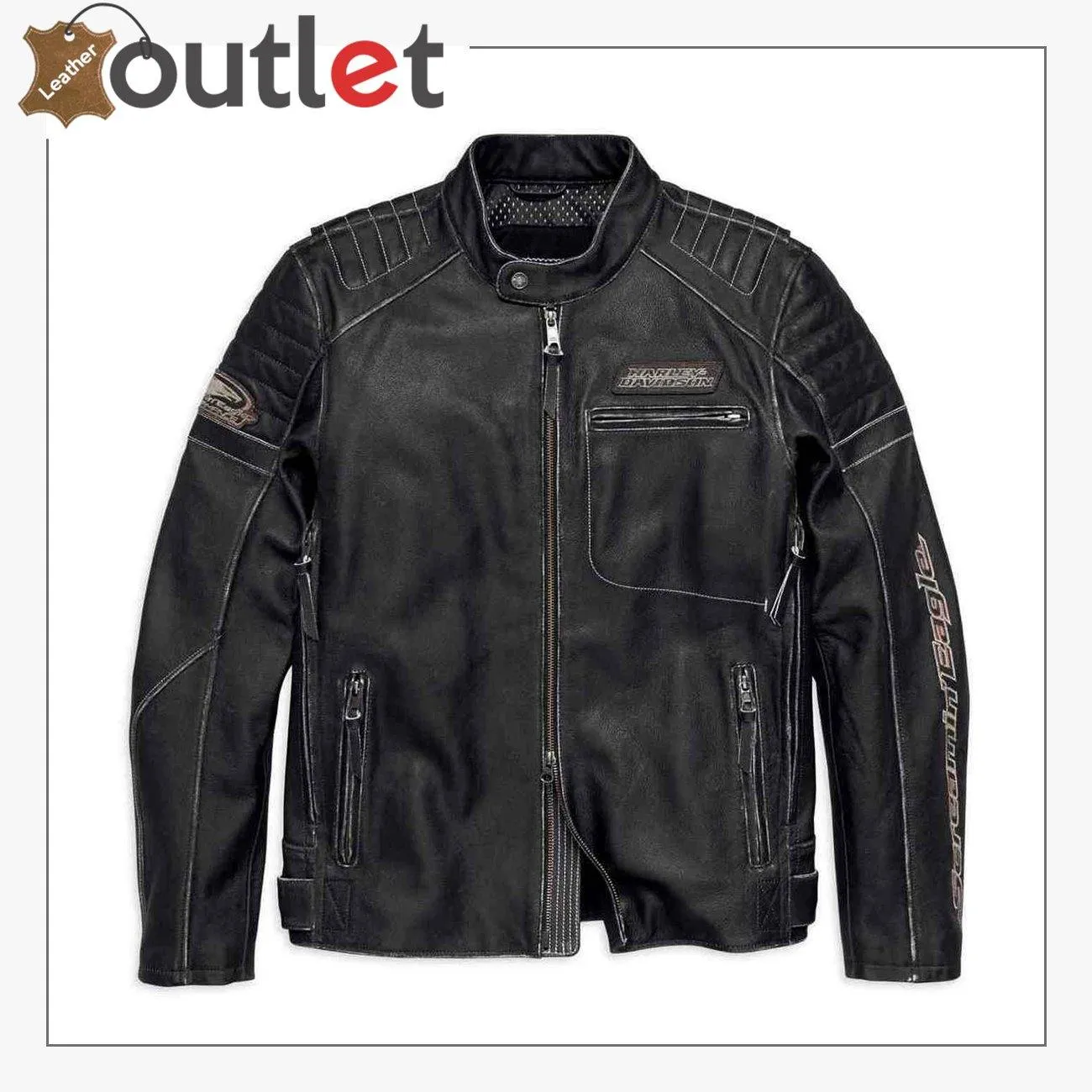 Harley-Davidson Men's Screamin' Eagle Leather Jacket