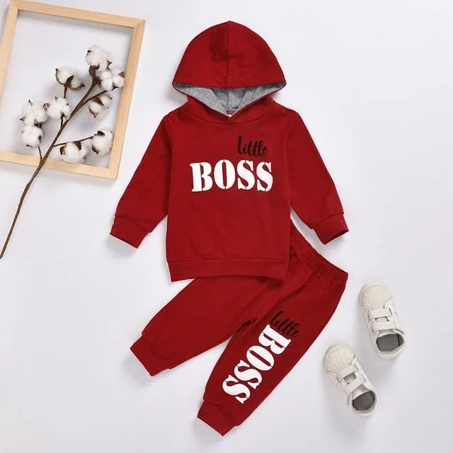 Hooded Casual Tracksuit Toddler Boys & Girls