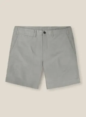 Italian Petrol Gray Cotton Stretch Shorts