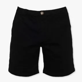 Jet Black 7" Stretch Shorts