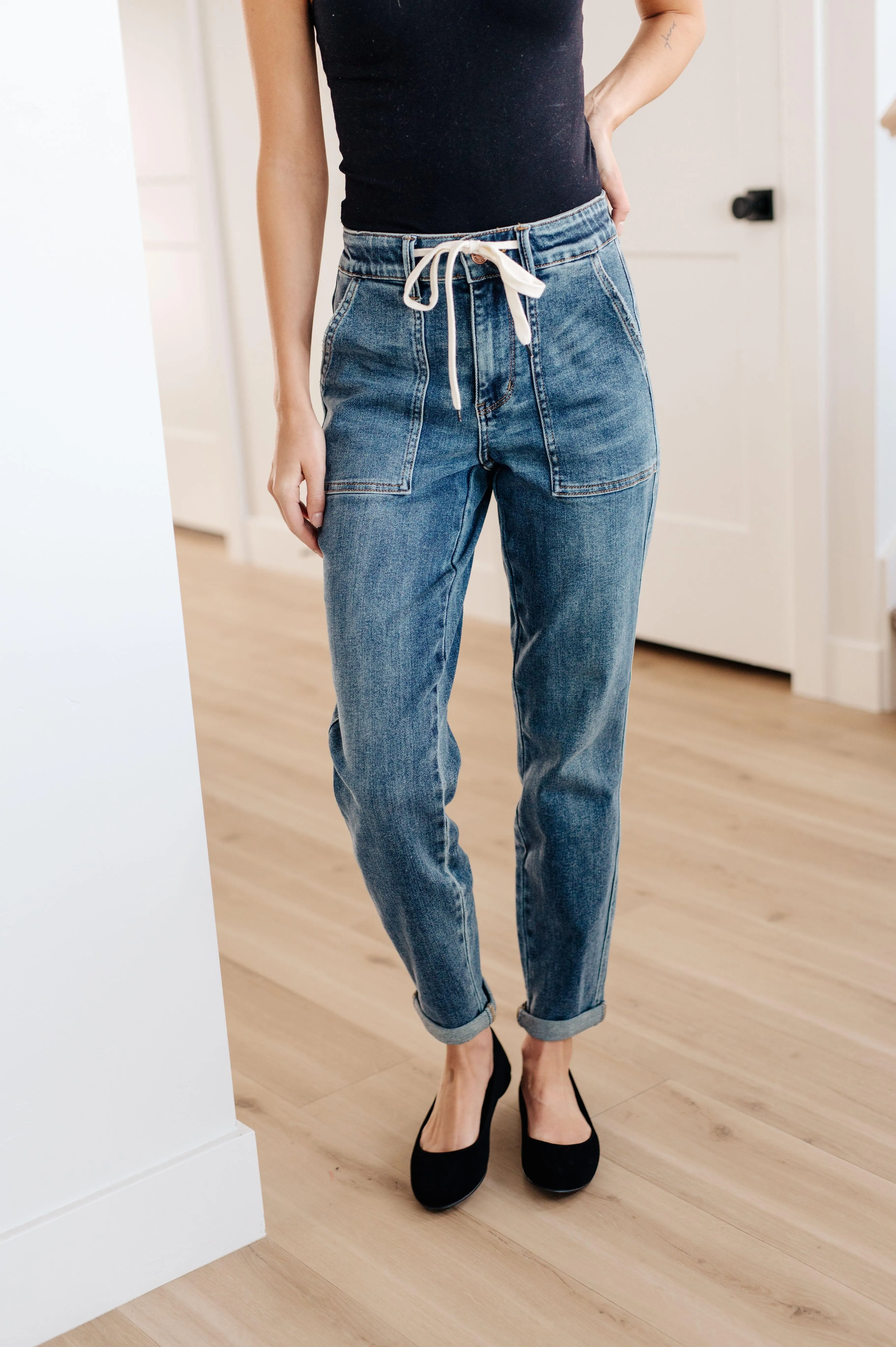 Judy Blue Pull On Denim Joggers