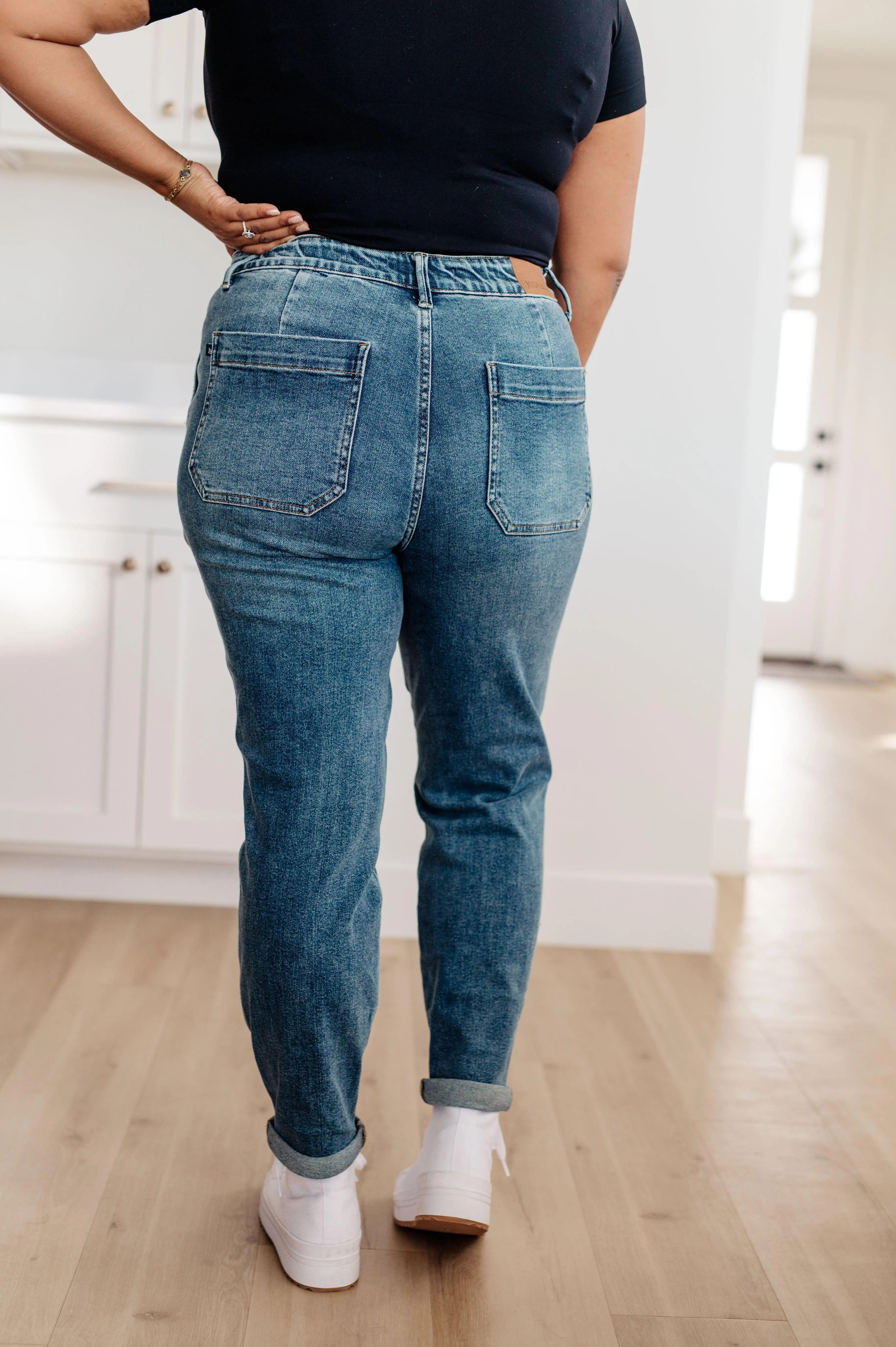 Judy Blue Pull On Denim Joggers