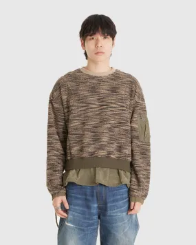 Layered Fleece Sweater