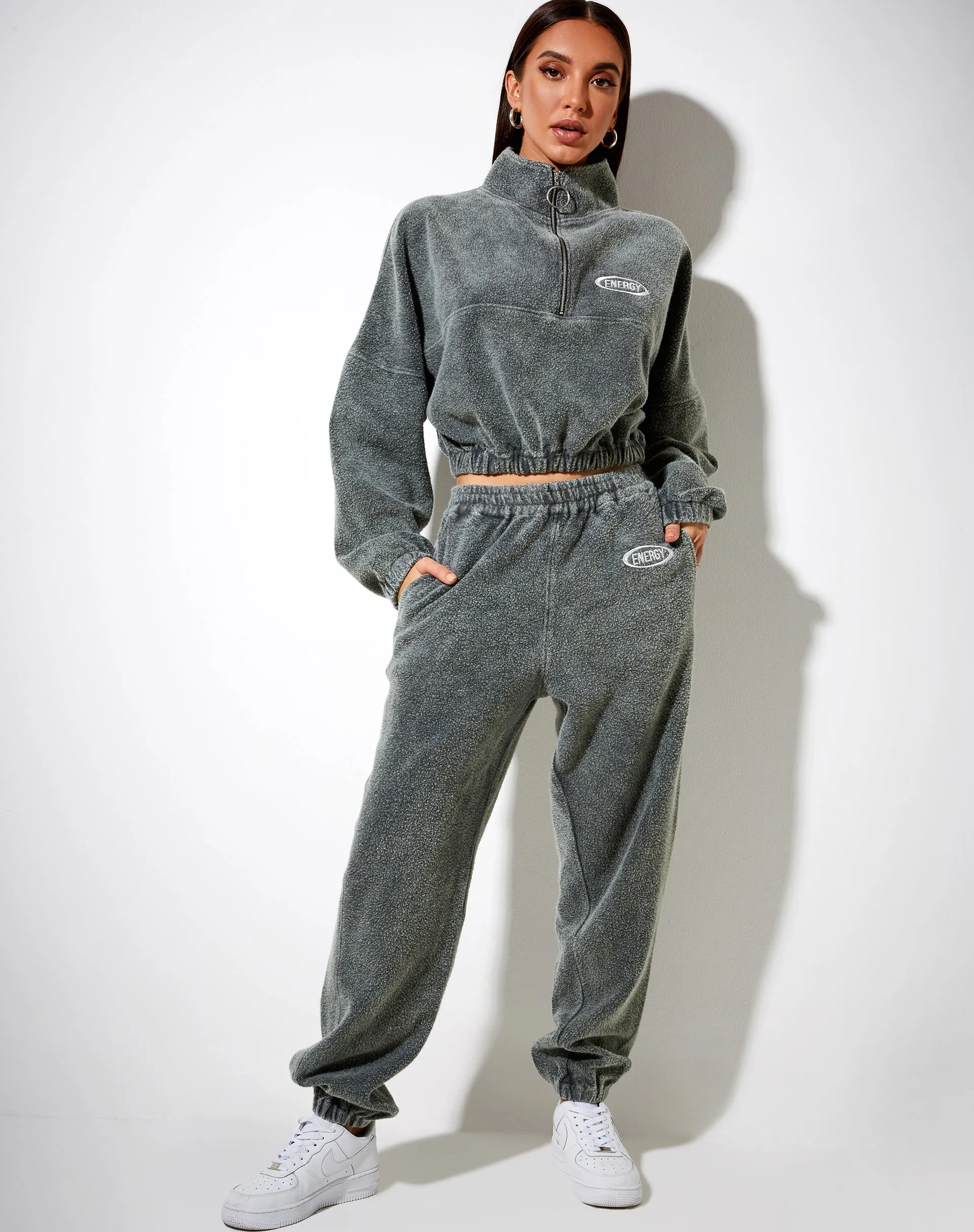 Lulo Jumper in Slate Grey 'Energy' Embro