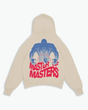 Masters Of Masters Heavyweight Hoodie / Sand / Blue / Red