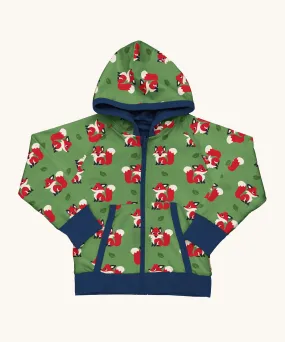 Maxomorra Fox Reversible Zip Hoodie