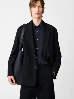 Men's Conde Stripe Jacket in Black