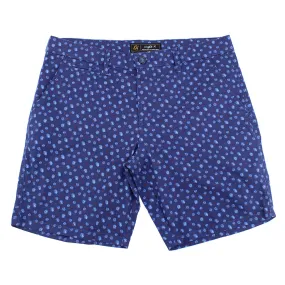 Modern Navy Dot Print Shorts