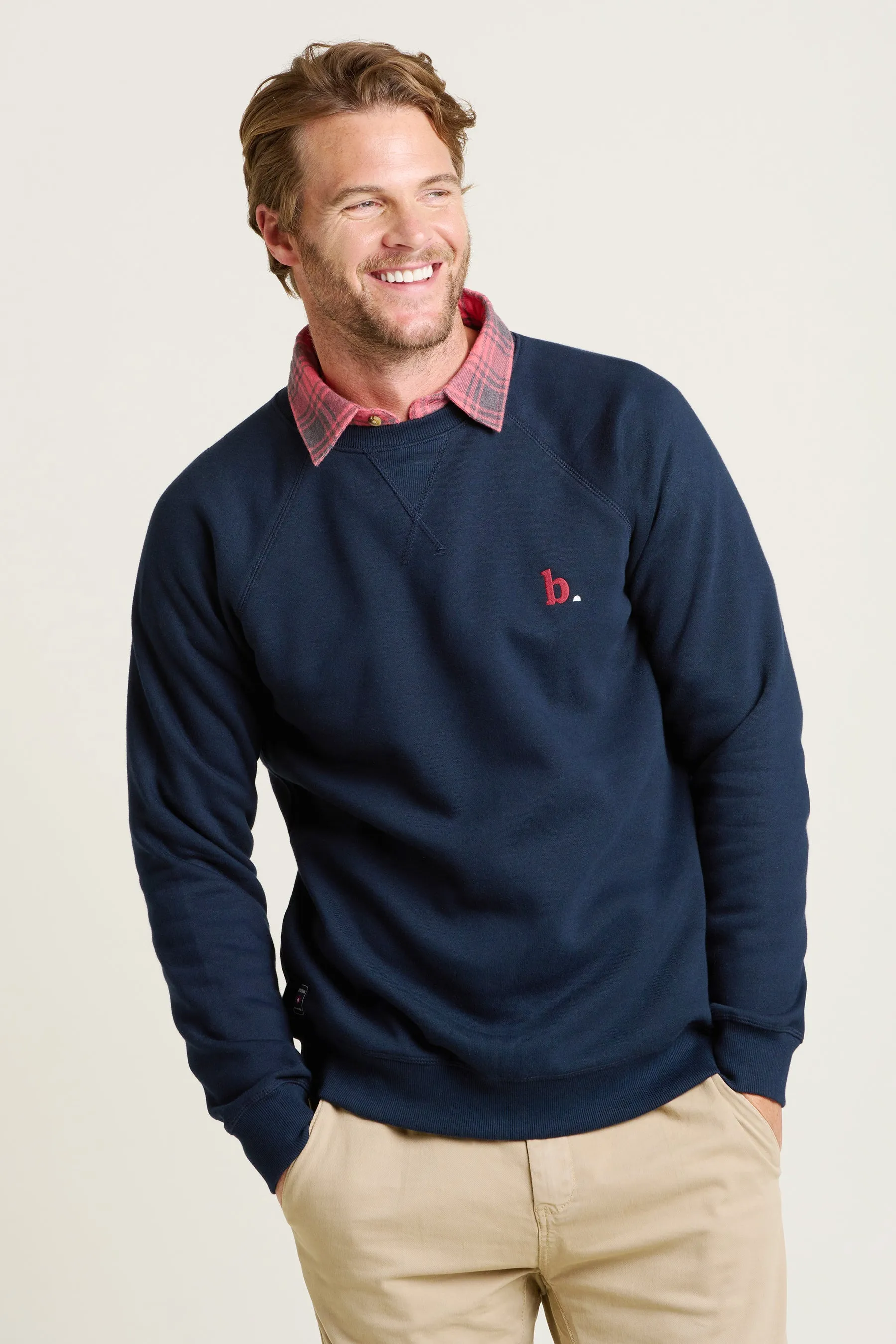 Navy Crew Neck Sweatshirt