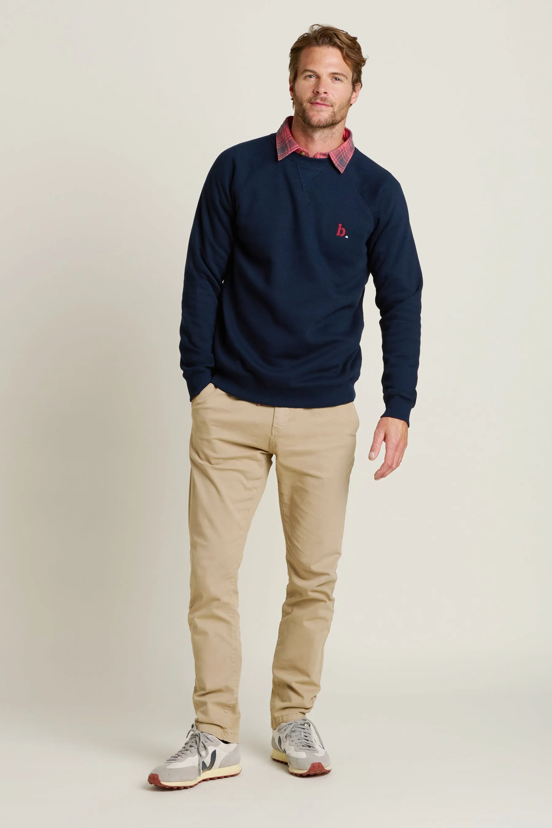 Navy Crew Neck Sweatshirt