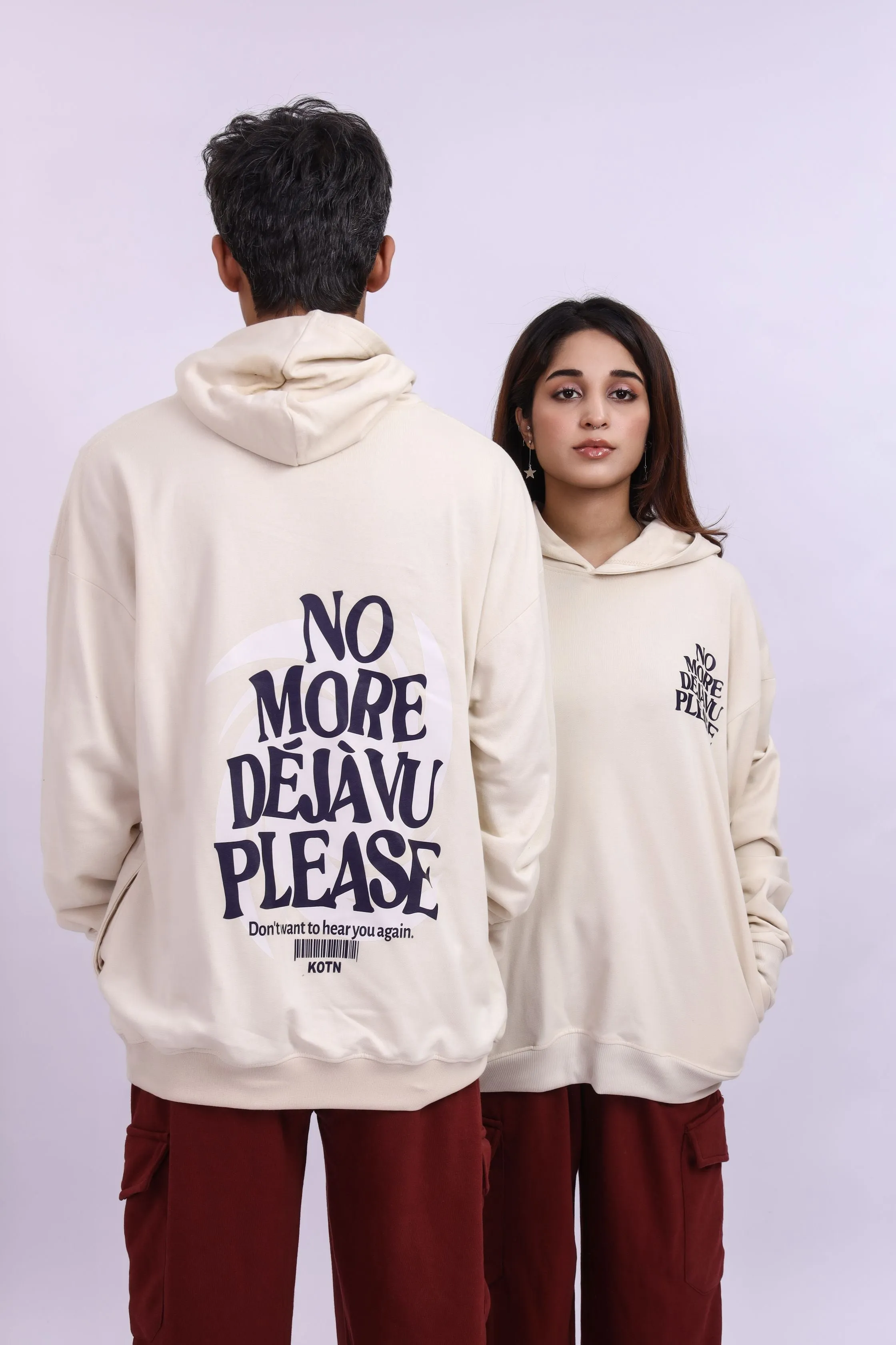 NO MORE DEJAVU OVERSIZED HOODIE