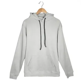 Organic Cotton Hoodie - Grey - Fitted & Soft - Fair Trade