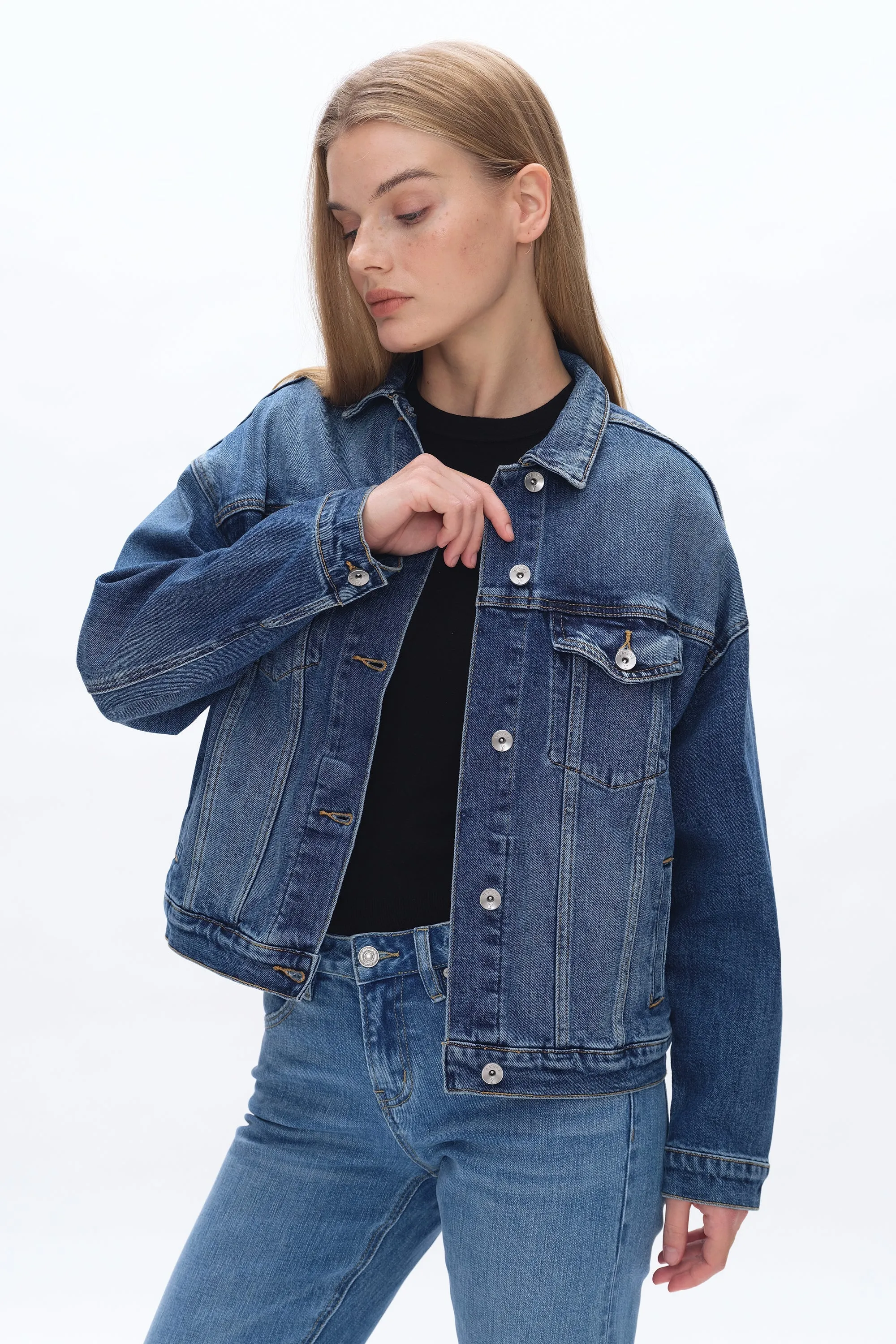 Oversized Drop Shoulder Jacket