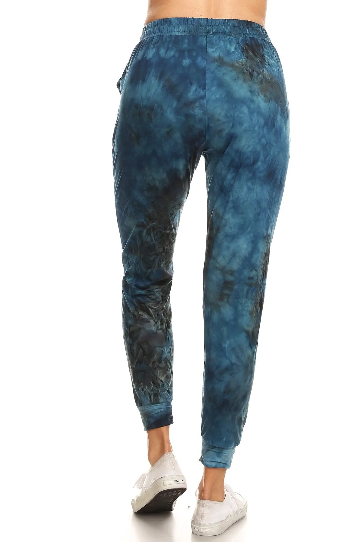 Plus Midnight Passion Tie dye printed joggers