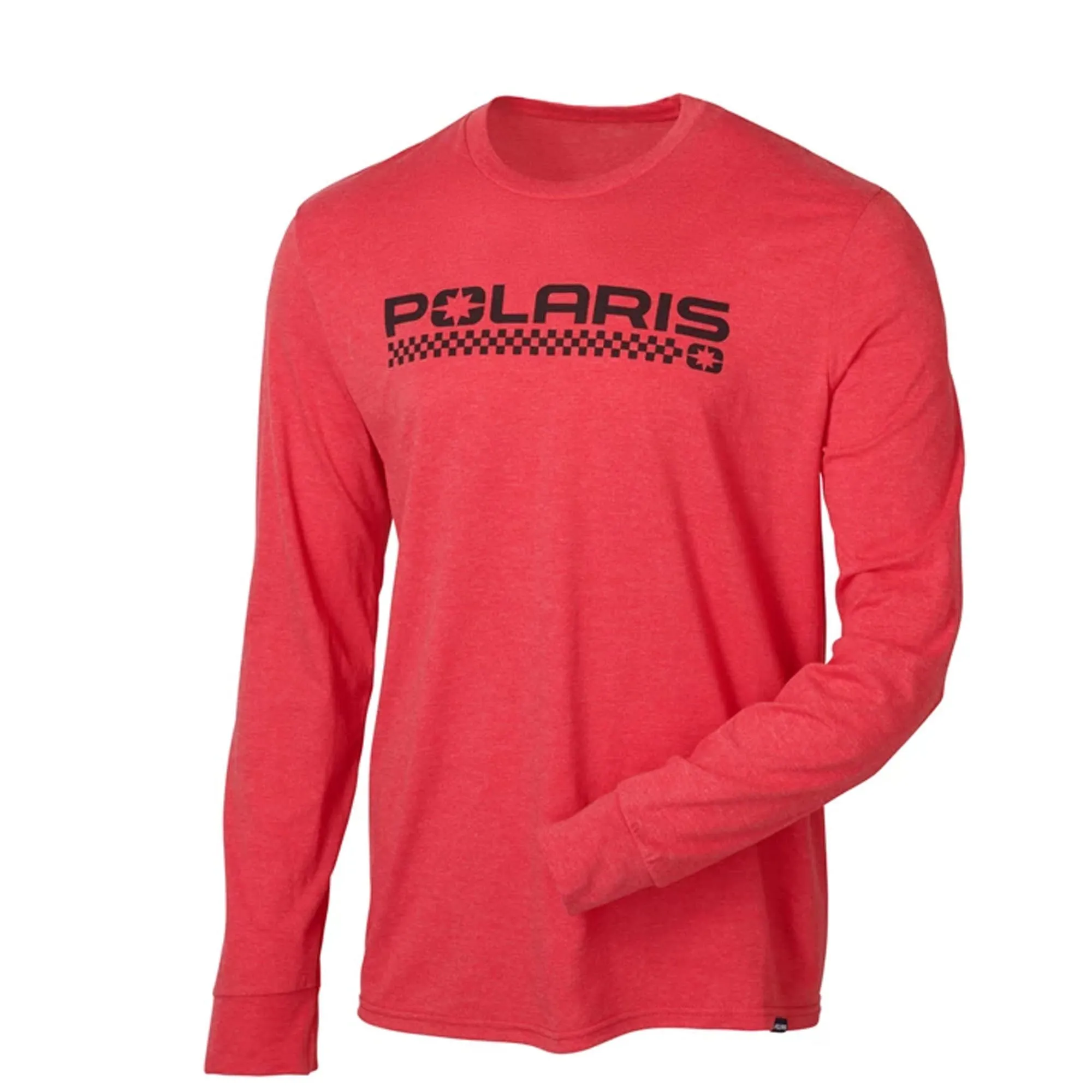 Polaris  Red Checkered Long Sleeve Tee Lightweight Warm Base Layer Casual