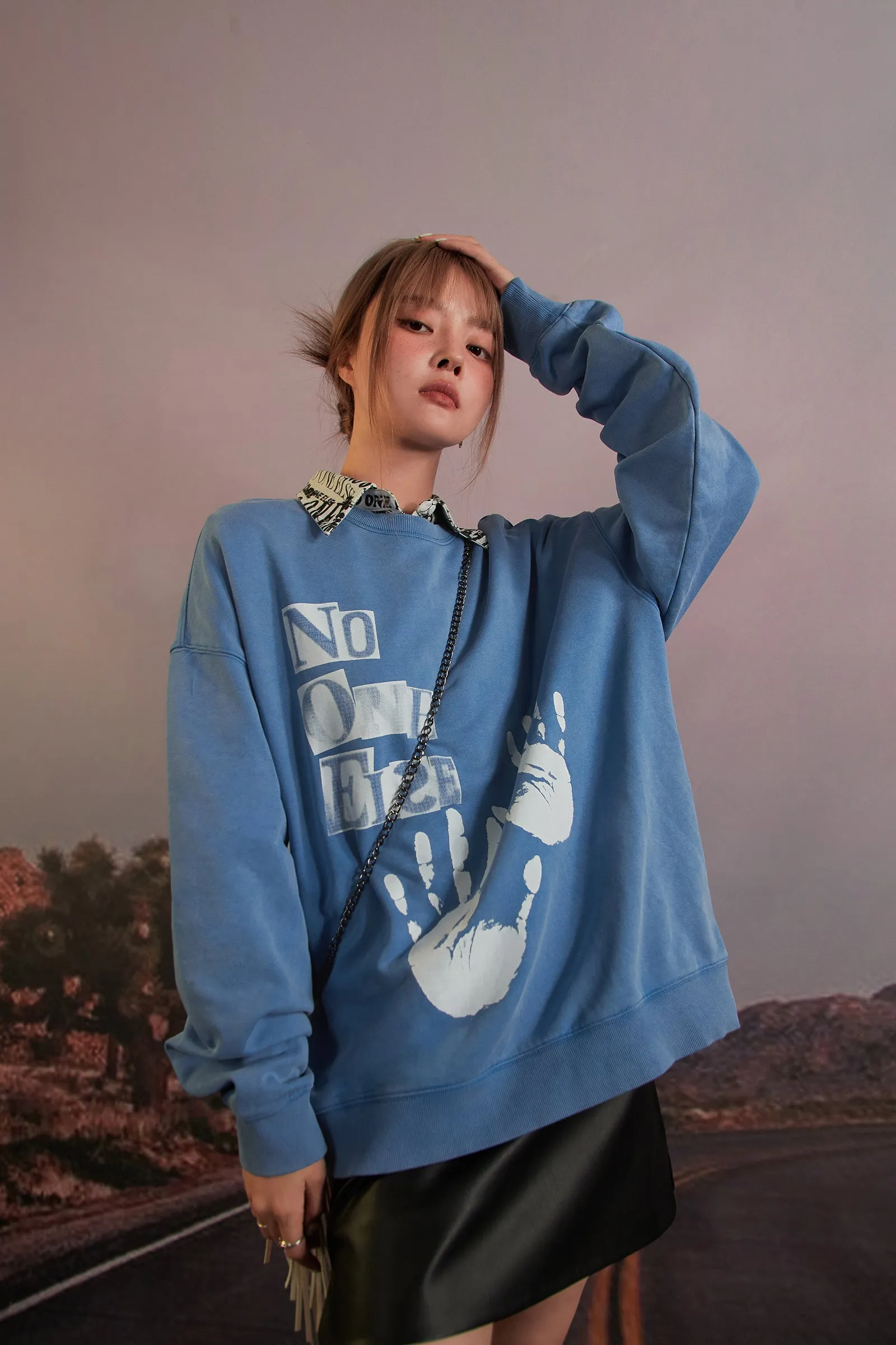 Printed Hands Sweatshirt