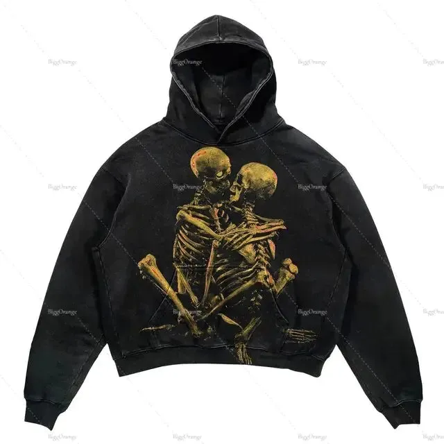 Punk Wind Ninja Printed Hoodies