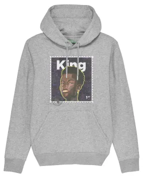 "King" Organic Cotton Hoodie - Grey