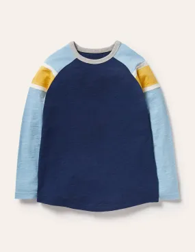 Raglan T-Shirt-Surfboard Blue/Maximillion