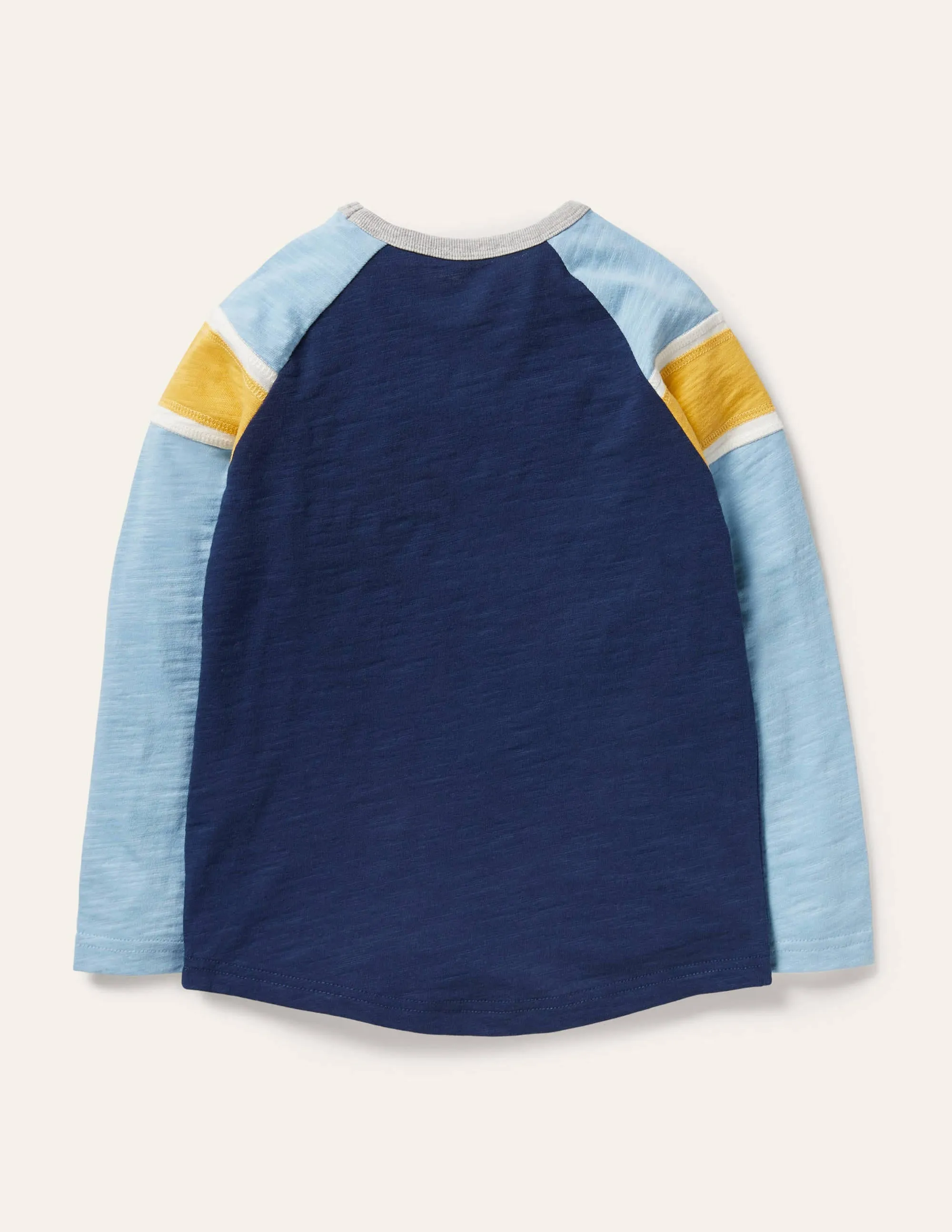 Raglan T-Shirt-Surfboard Blue/Maximillion