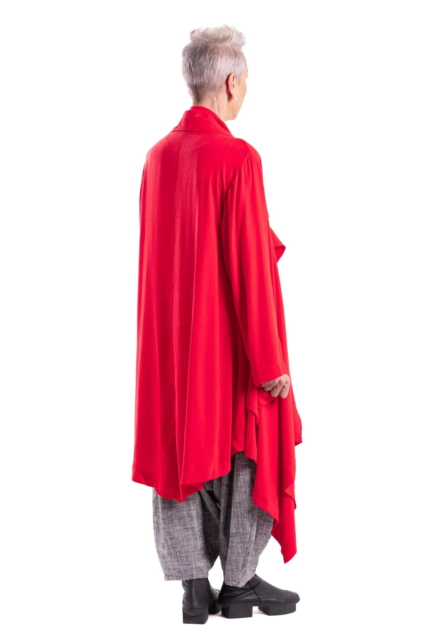 RED DRAPE JACKET RW