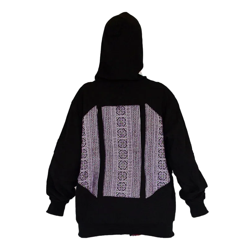 Reversible "Black Hmong" Tribal Hoody  -Limited Edition-