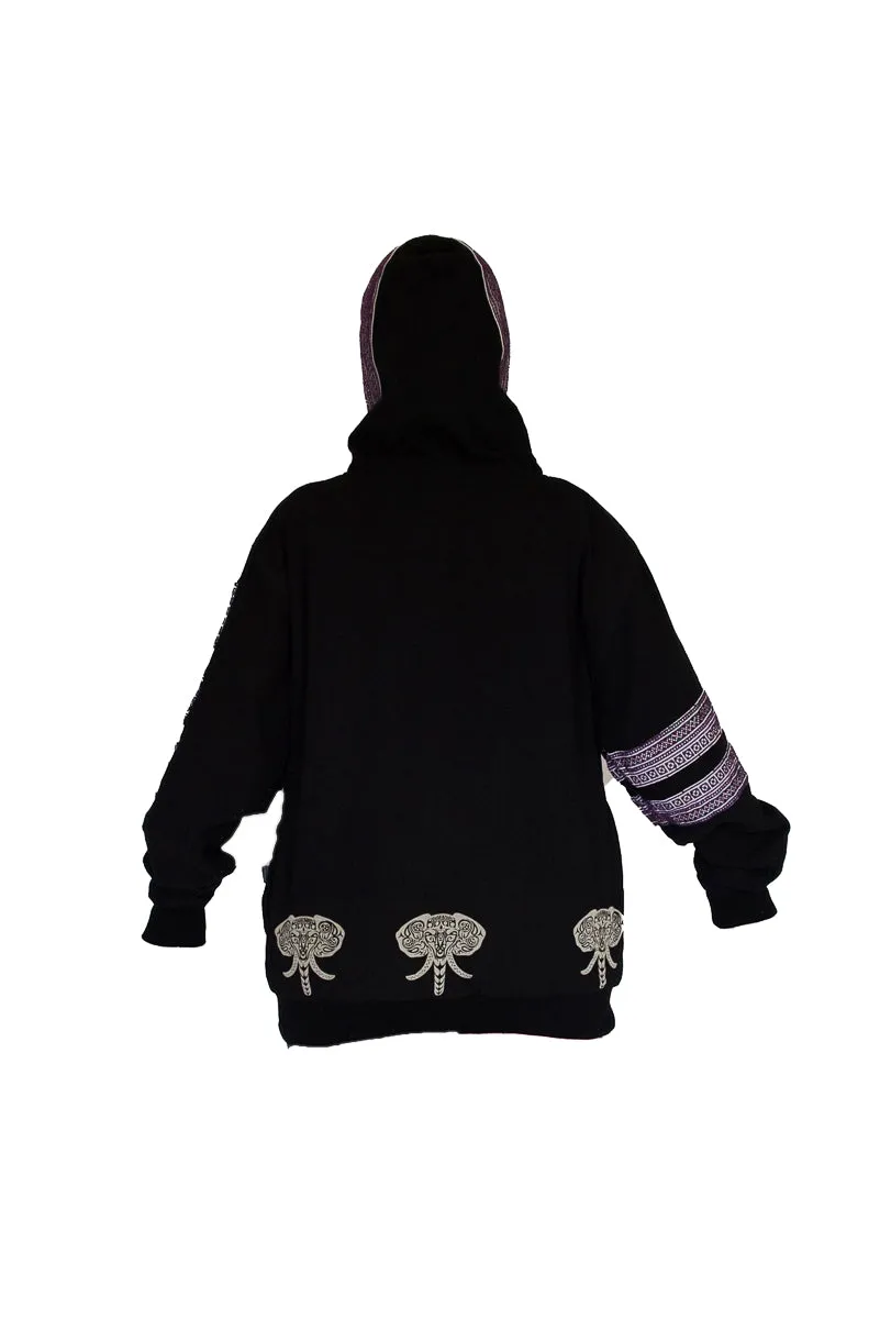 Reversible "Black Hmong" Tribal Hoody  -Limited Edition-