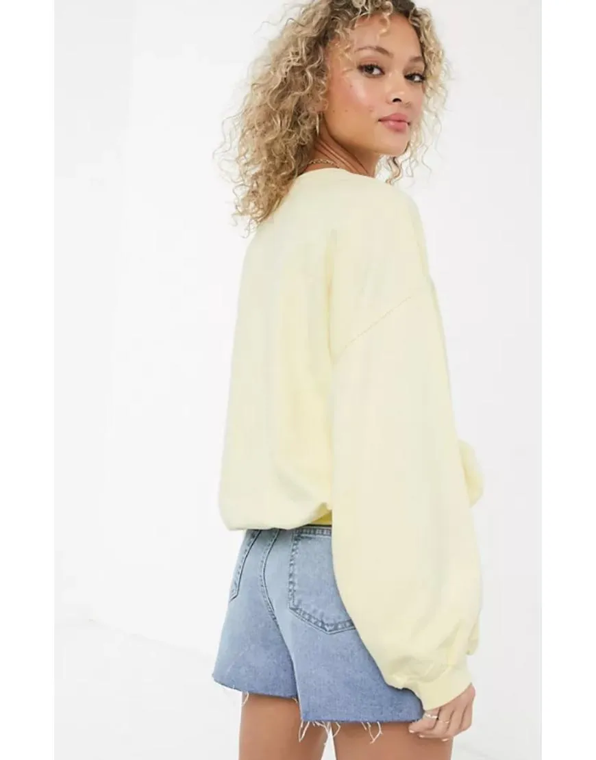 Short Body Sweatshirt Oversized