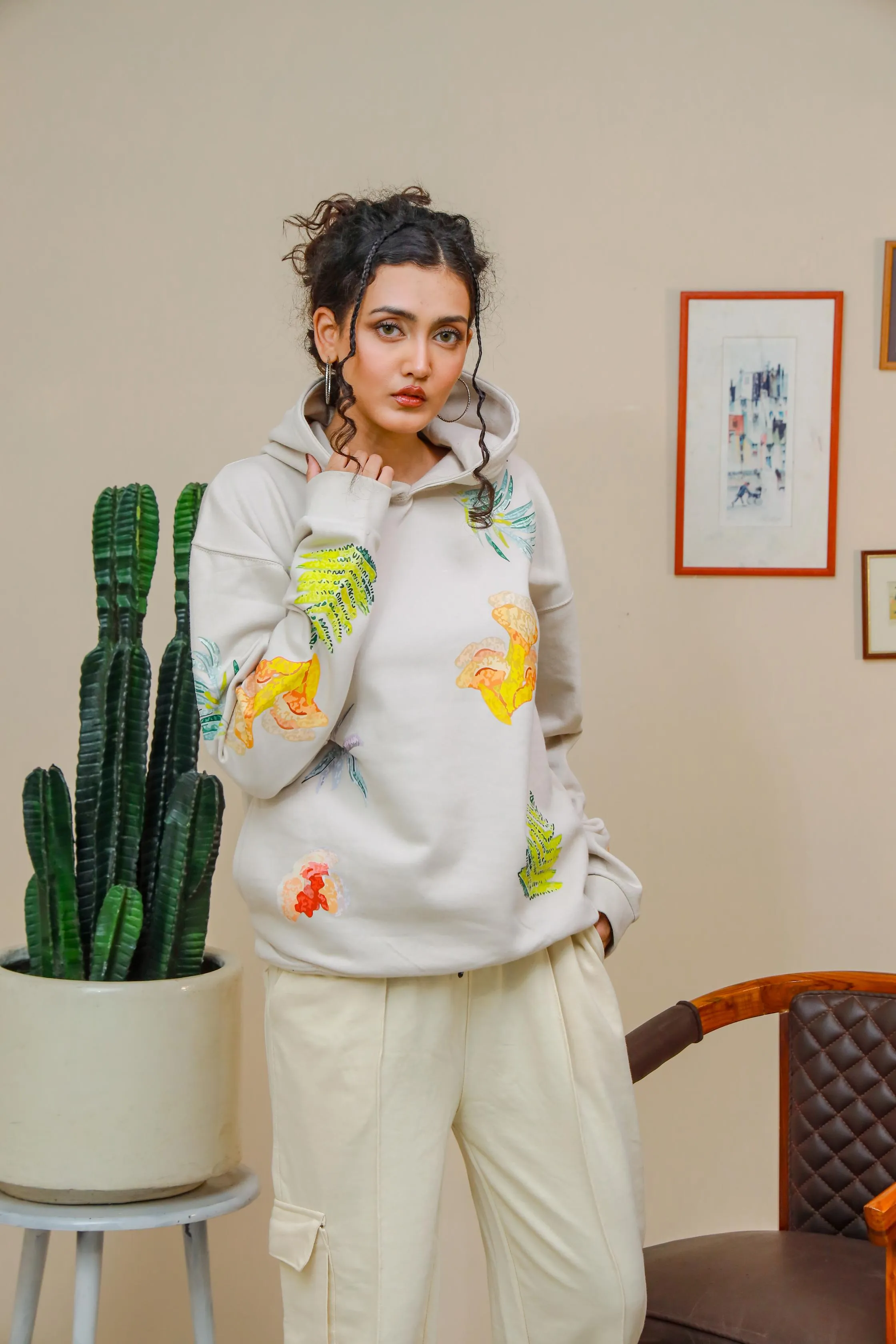 SHROOMS IN BLOOM OVERSIZED HOODIE