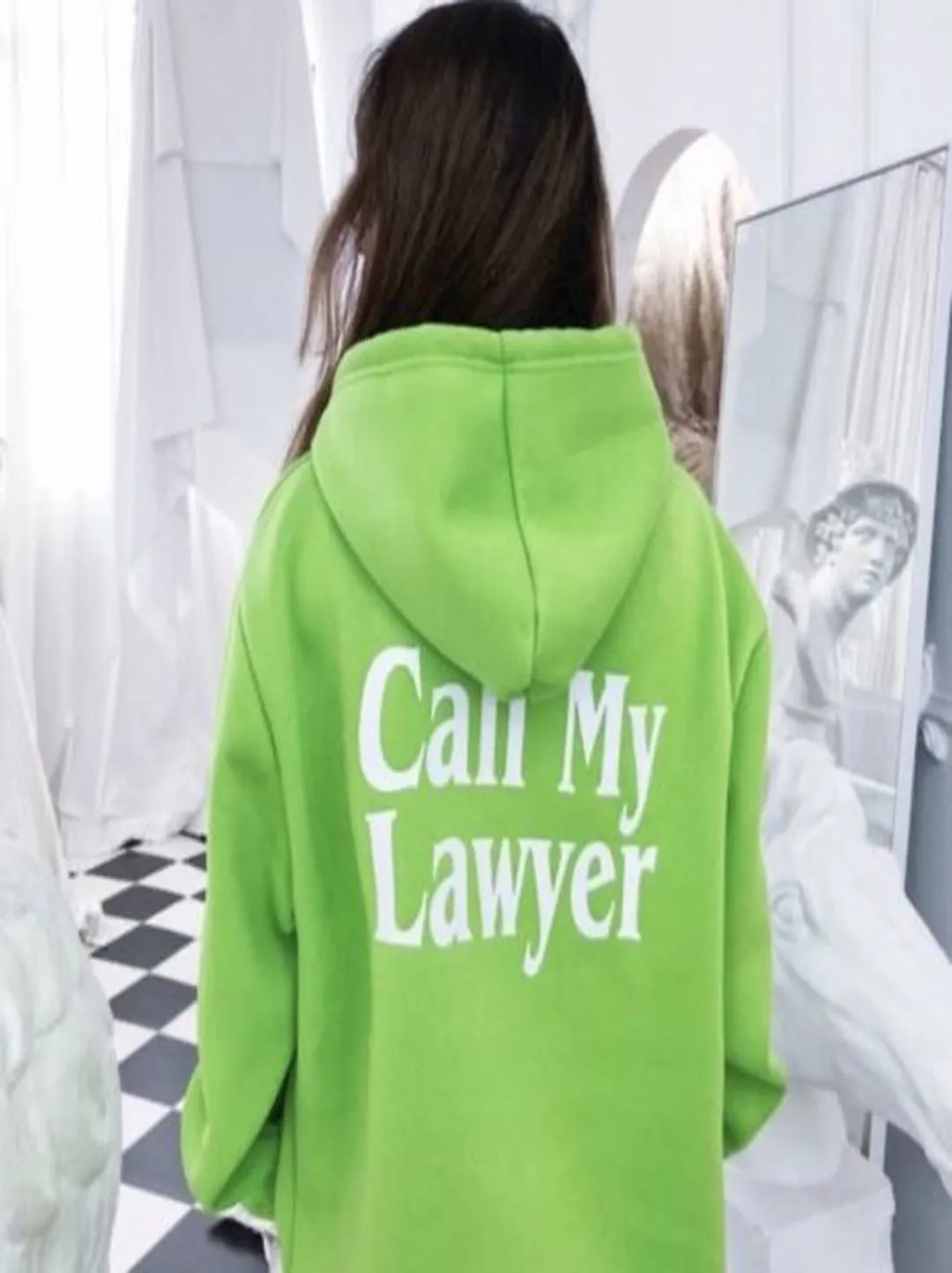 SXV  'call my lawyer’ Printed Cool Aesthetic Sweatshirt Hoodie