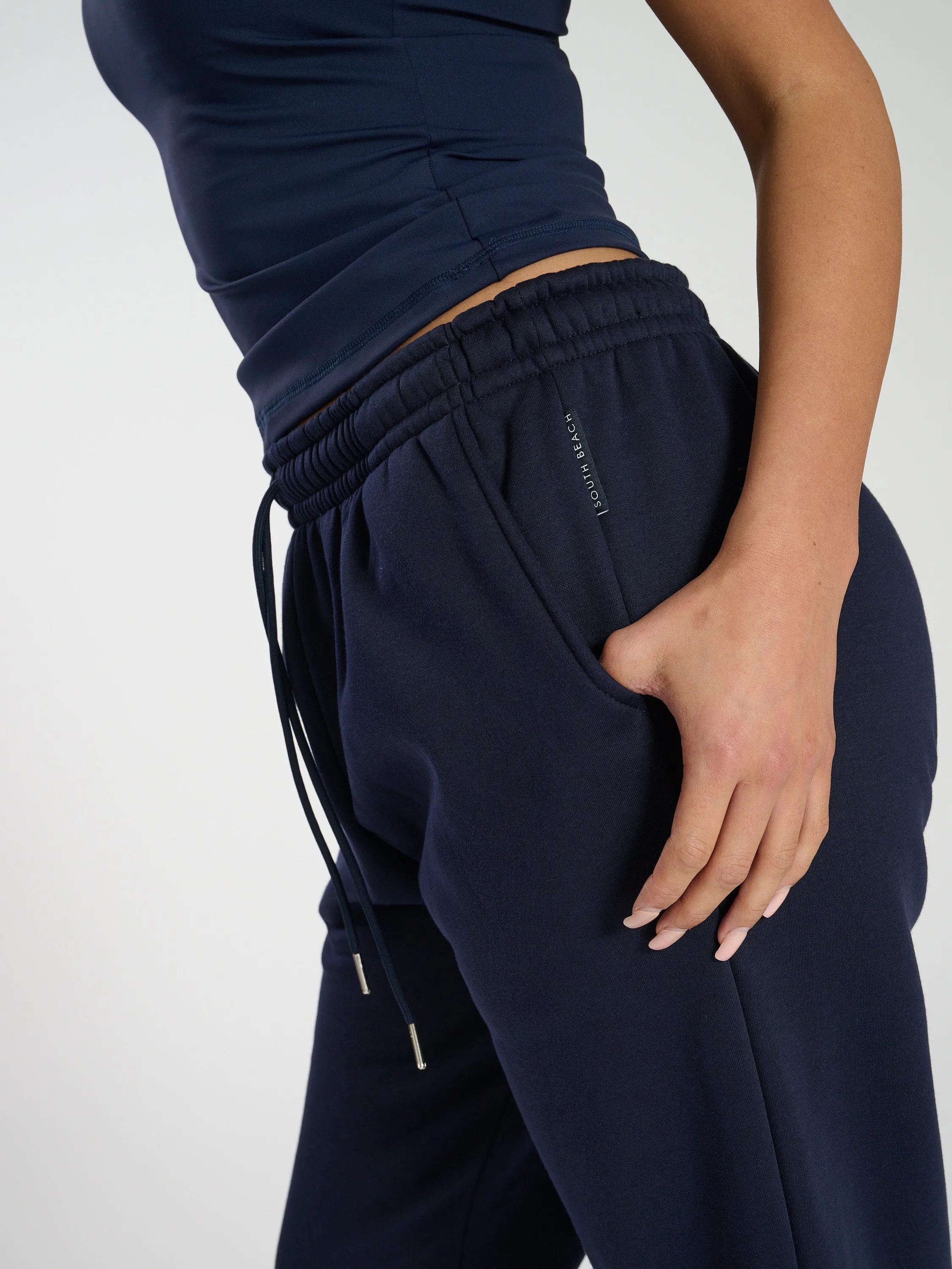 The 'LAX' Cuffed Joggers In Navy