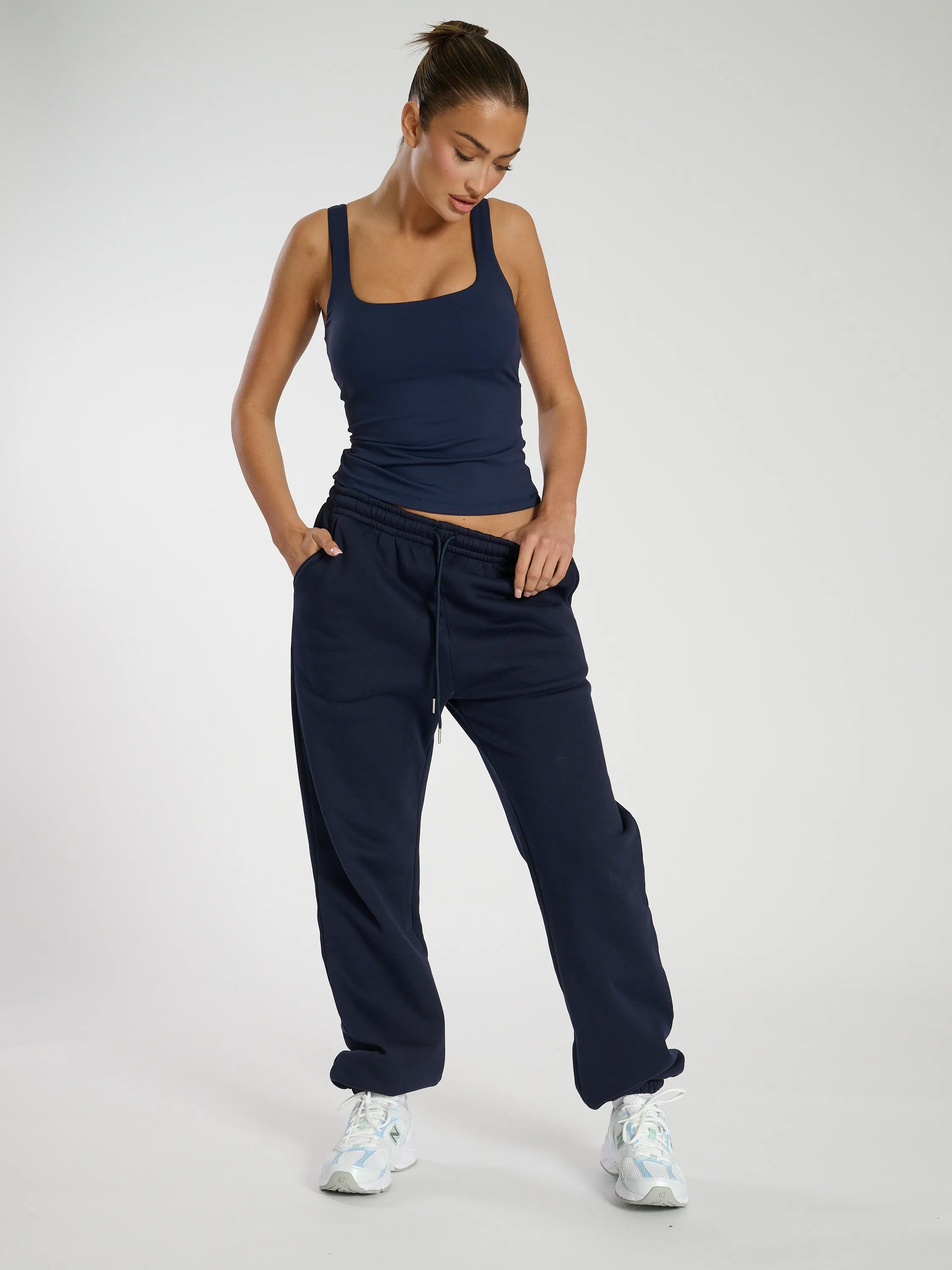 The 'LAX' Cuffed Joggers In Navy