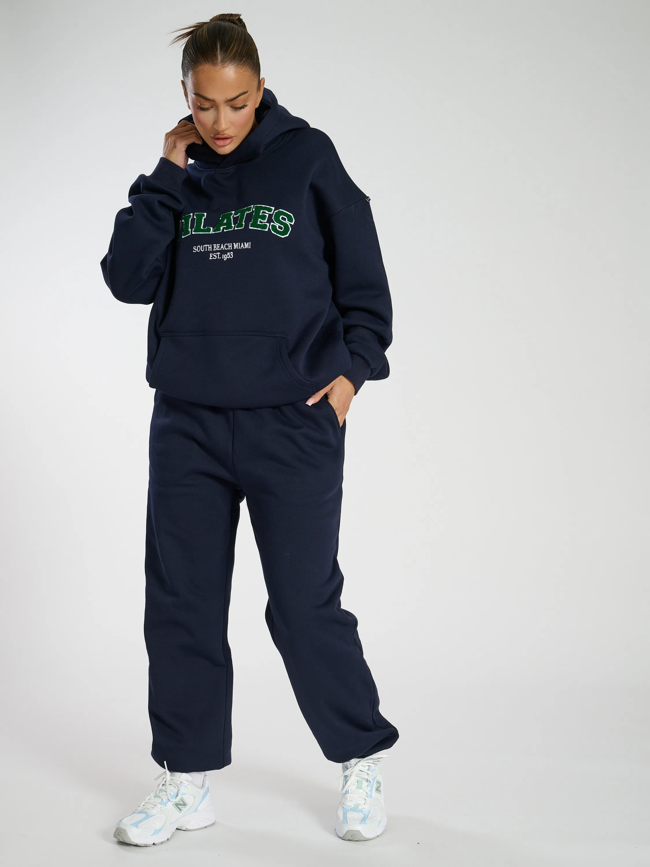 The 'LAX' Cuffed Joggers In Navy