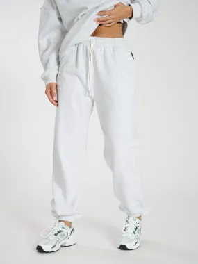 The 'LAX' Cuffed Joggers In Soft Grey